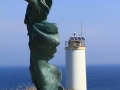 Faro de Laxe - Estatua A Espera