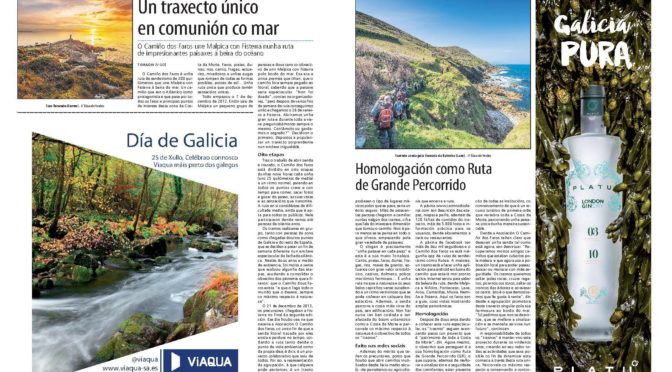O Camiño dos Faros en el Faro de Vigo