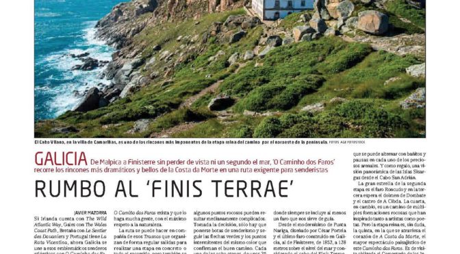 O Camiño dos Faros en El Mundo
