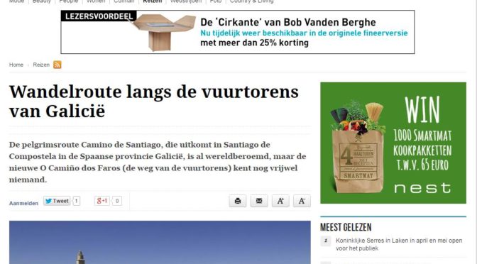 O Camiño dos Faros en Knack (Bélgica)