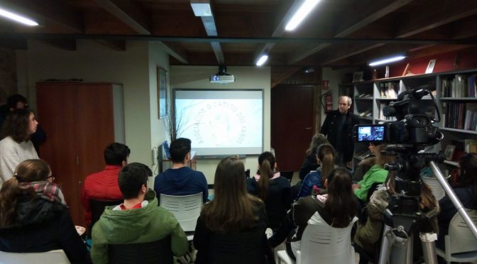 Charla en la Fundación Eduardo Pondal