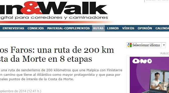 O Camiño dos Faros en Run & Walk