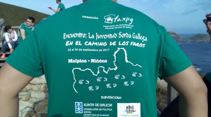 La juventud sorda gallega al Camiño dos Faros