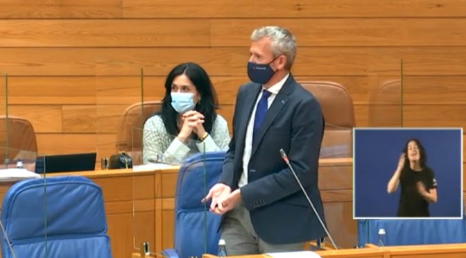 Pregunta en el Parlamento de Galicia sobre O Camiño dos Faros